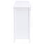 Armoire blanche à 6 tiroirs avec structure et console décorative avec tiroirs pratiques