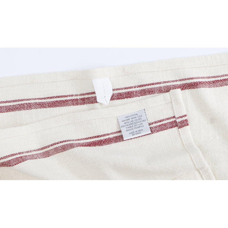 Serviette de cuisine 100% coton KAF Home, Red