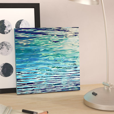 «Aqua Reflections» par Michael Barrett - reproduction d'art sur toile tendue