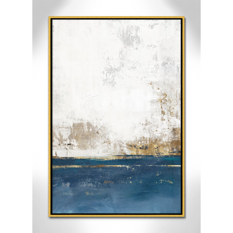 Golden Horizon I - Portrait Version Print by Casa Fine Arts, Gold, 37.5" H x 25.5" W