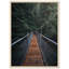 Suspension Bridge, impression d'art mural - paysage panoramique, affiche - pont architectural, vue sur la nature, impression de voyage - décoration murale inspirée du voyage - art mural minimaliste moderne - cadeau de photographie de nature urbaine-1524238360-1524238435