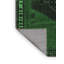 Tapis lavables à la machine traditionnel vert émeraude 637-1151143561