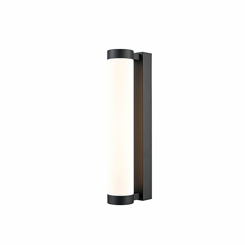 Gundolf LED Flush Mounted Sconce, Black, 34.5cm H x 6.5cm W x 11.5cm D