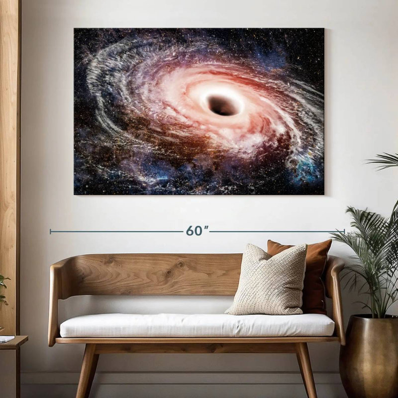 Oberle Into The Black Hole, 34'' H x 51'' W