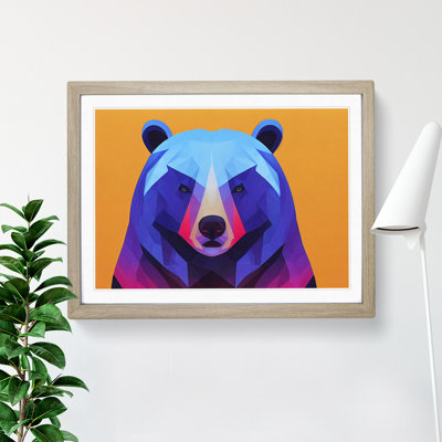 Abstract Bear Vol.1 - Framed Print