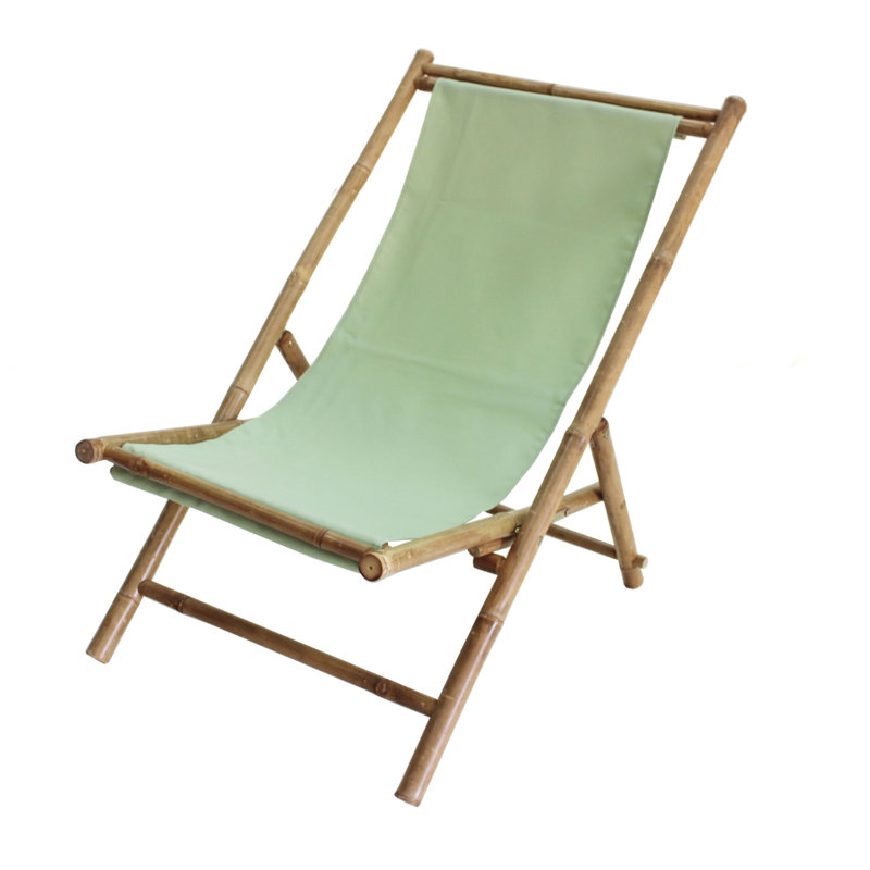 Kristi Folding Deck Chair, Celadon