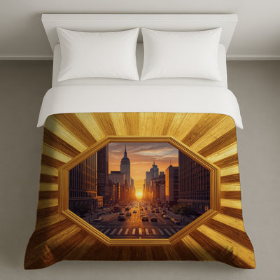 Housses de couette City Sunset Skyscrapers
