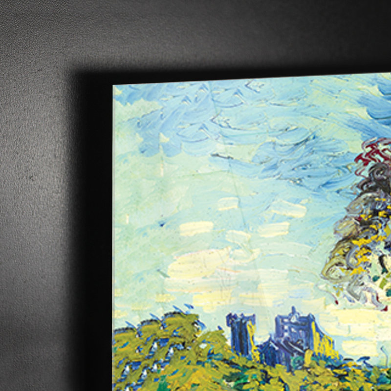 Sunset at Montmajour by Vincent Van Gogh - Unframed Painting, 65cm H x 95cm W