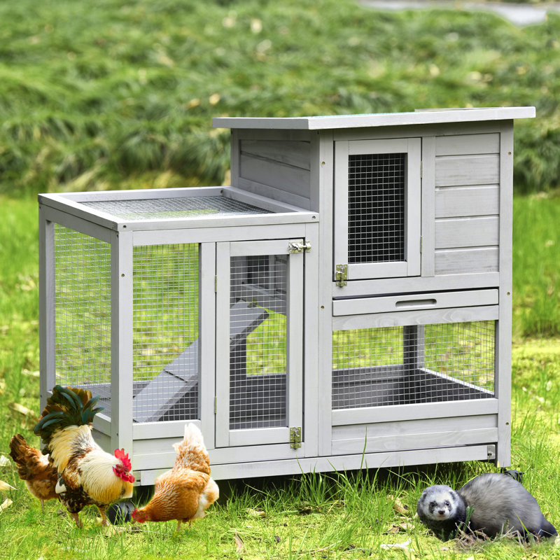 Linneus Weather Resistant Rabbit Hutch