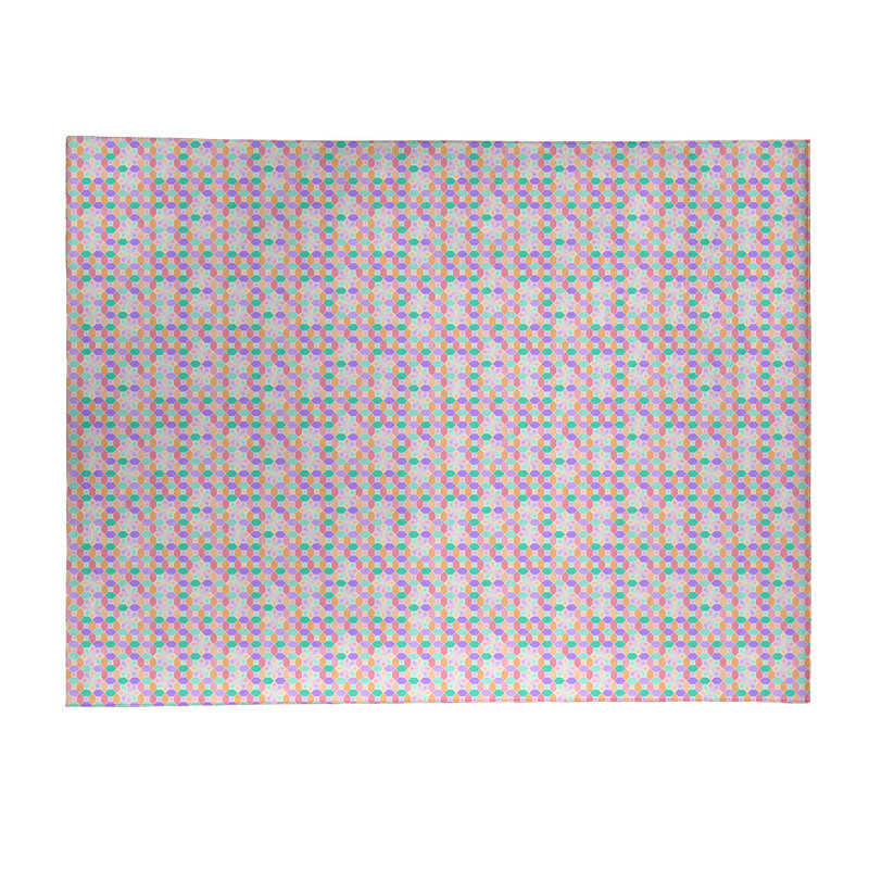 Chenille Geometric Indoor Rug, Rectangle 4' x 6'
