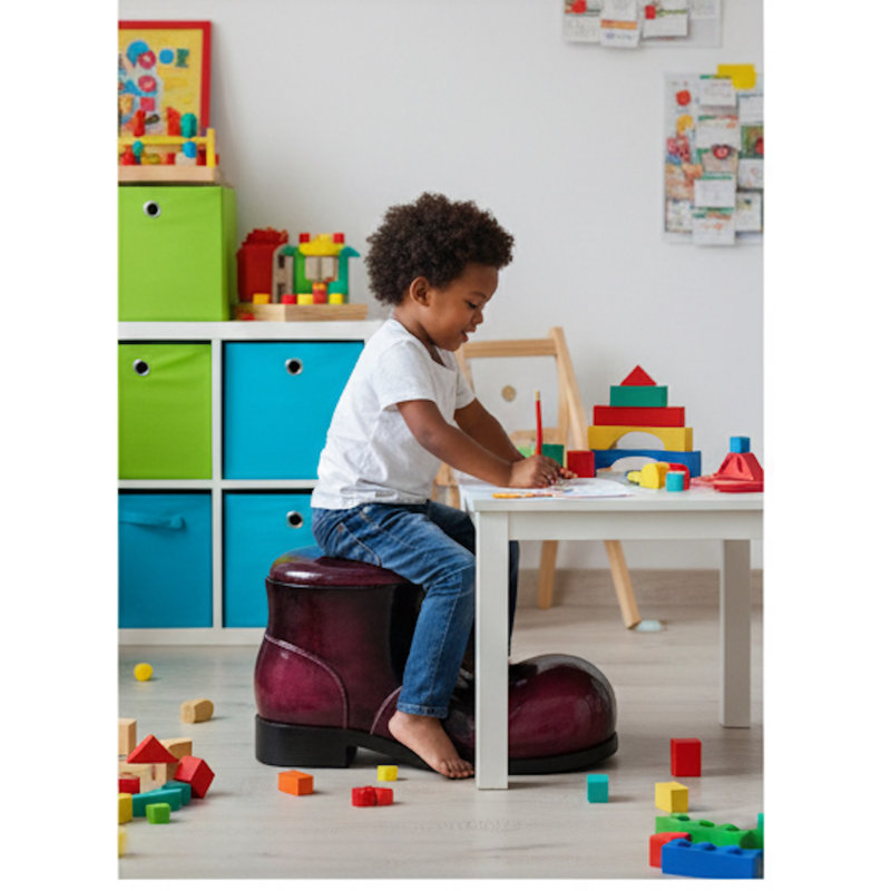 SGT49 - Tabouret de rangement Champion, Prune