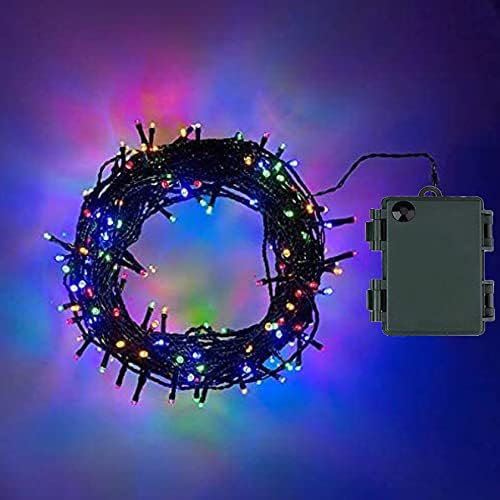 LED Indoor / Outdoor String Lights, Multicolour , 1cm H x 20cm L x 4cm D
