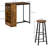 Demri 2 - Person Pedestal Base Dining Set
