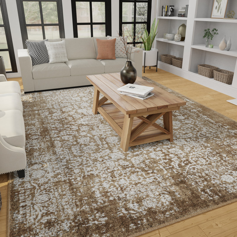 Ariahna Abstract Indoor Rug, Rectangle 4' x 6'