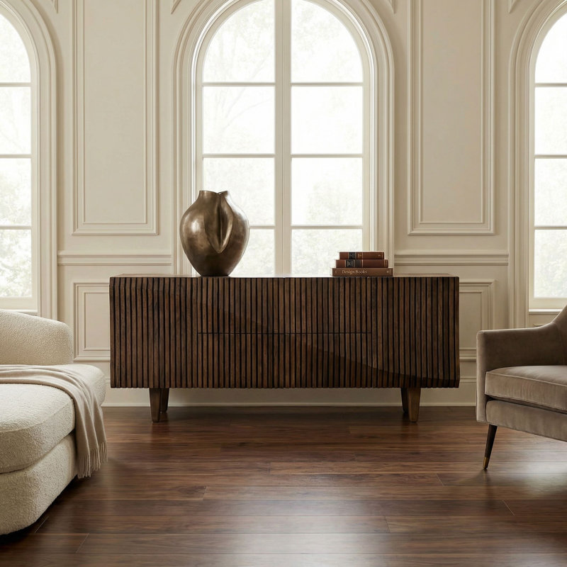 Jin-Ho 78'' Solid Wood Sideboard