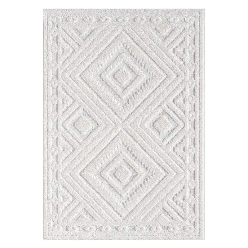 Navdia Geometric Rectangular 160 X 230cm Area Rug