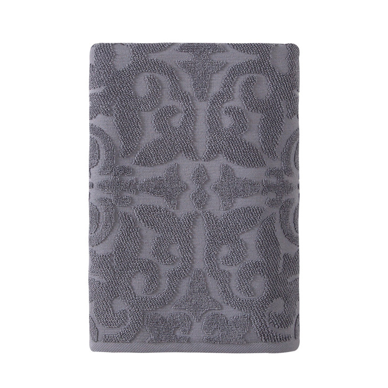 Saldana Midweight Bath Towel, Gray