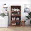 Bibliothèque contemporaine avec portes fermées en verre et armoire de rangement de bureau