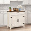 Buffet Farmhouse, armoire de cuisine rustique à 2 portes de grange, armoire d'appoint avec rangement pour le salon