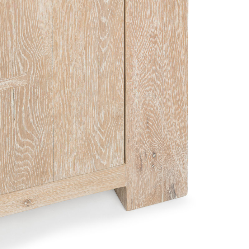 Bristol Reclaimed Oak Sideboard Buffet, Aged Cream