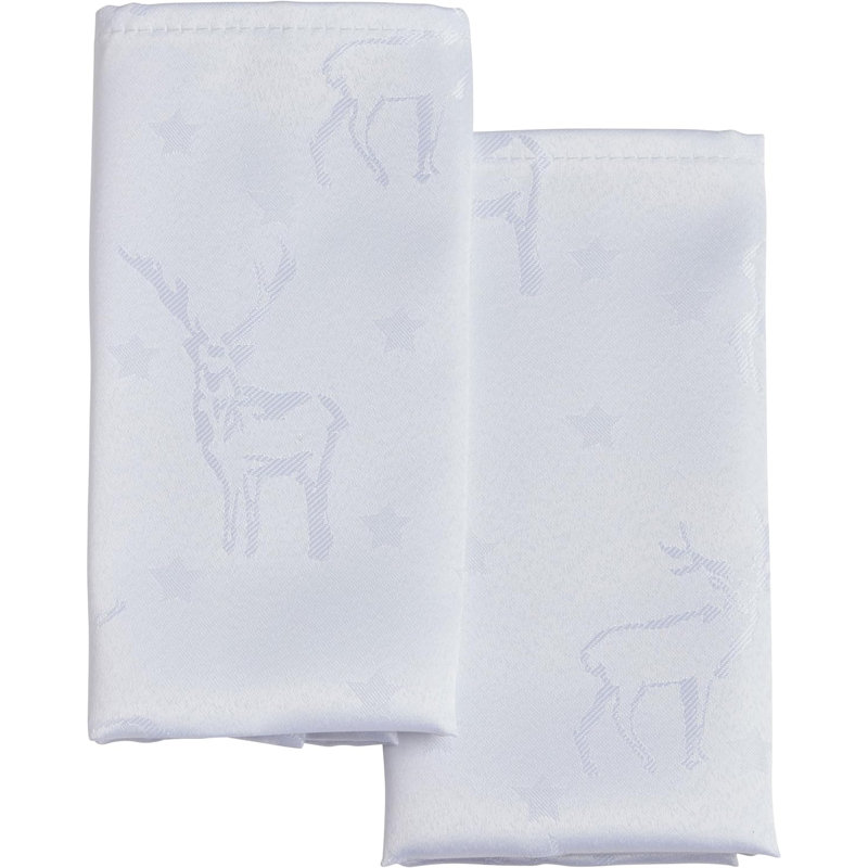 Anaiyah Polyester Square Napkin, White