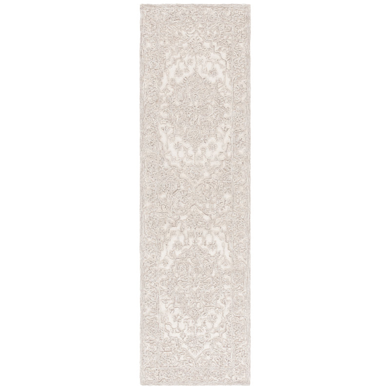 Tapis oriental en laine touffeté à la main Martha Stewart, Tapis de couloir 2 pi 3 po x 8 pi