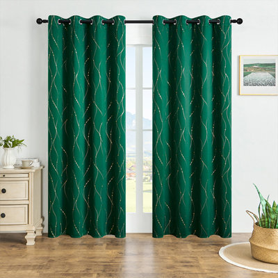 Kbndieu Curtains Curtain Panel Pair 39 Inch W X 78 Inch L Curtain Set Stacking Elegant Curtains for Bedroom Curtains Round Hole Curtains
