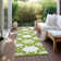 Malek Indoor/Outdoor Area Rug with Non-Slip Backing
