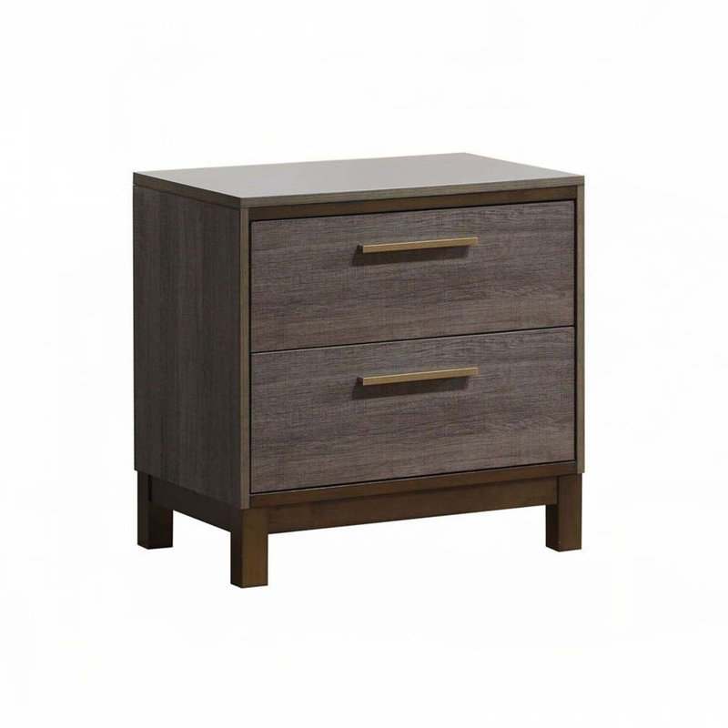 Table de chevet avec 2 tiroirs