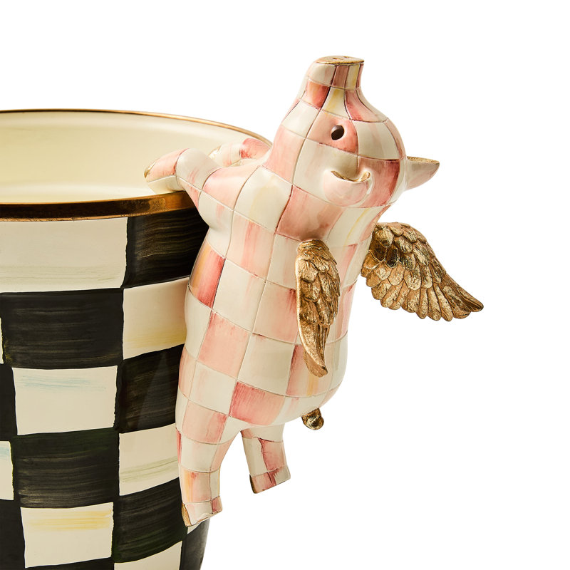 Rosy Check Flying Pig Pot Climber