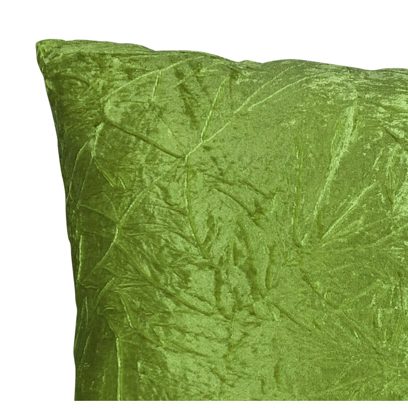 Housse de coussin carré et insert, Vert