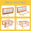 Poulailler portatif Coaxum, panneau solaire verrouillable-86128084