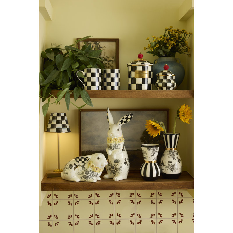 Bee Toile Vases, Set Of 2