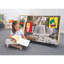 4 Compartment Manufactured Wood Book Display