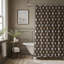 Rideau de douche Rose Taupe Grid - Premium-920537816