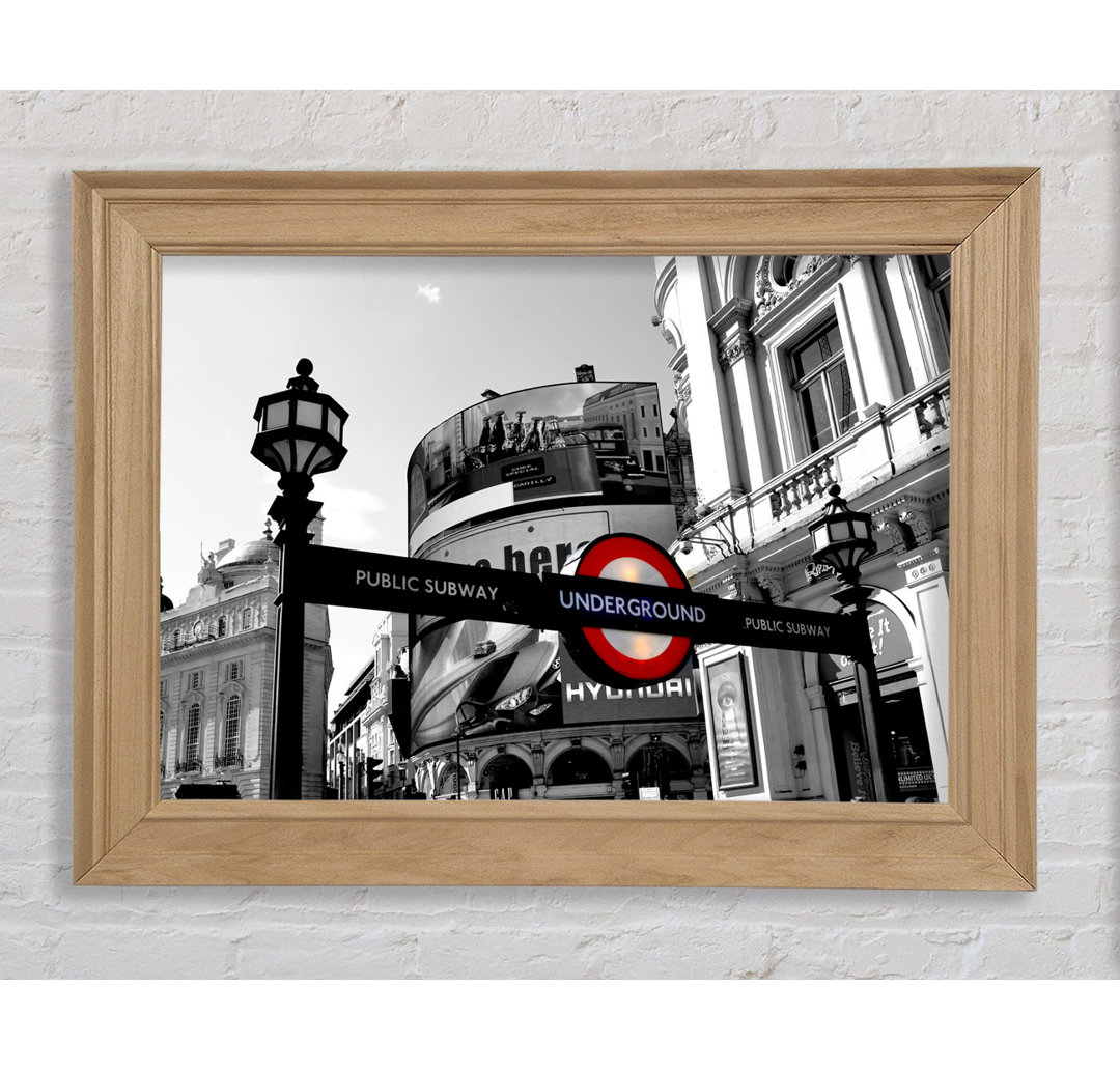 London Piccadilly Circus - Bilderrahmen Kunstdrucke