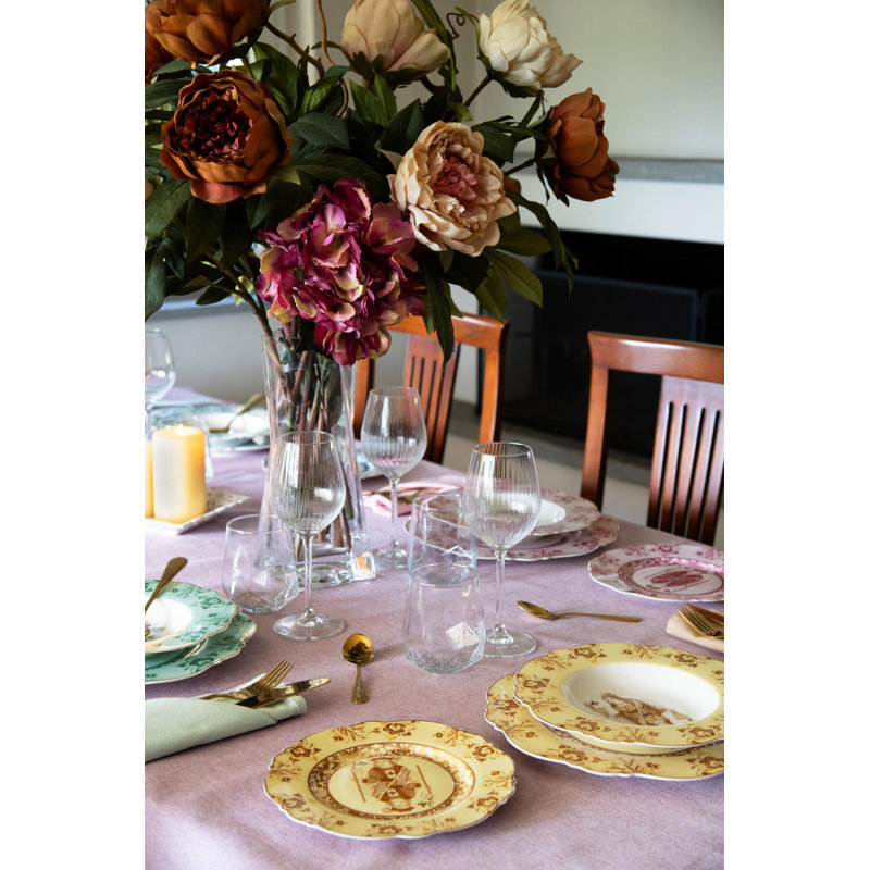 Excelsa tablecloth Pastel Color cotton 140x240 cm green, Lilac
