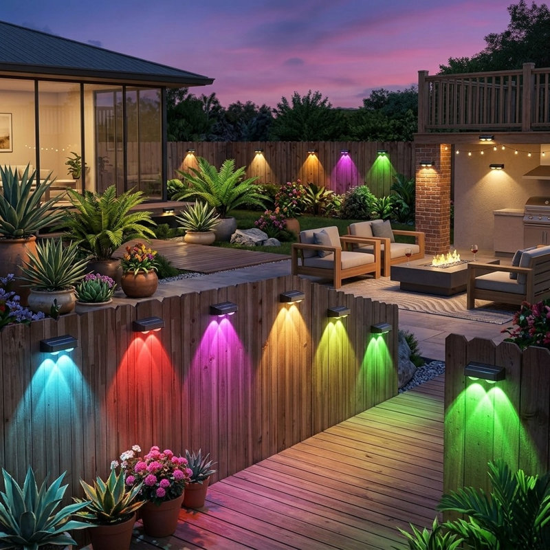 Natural Solar Powered Deck Light