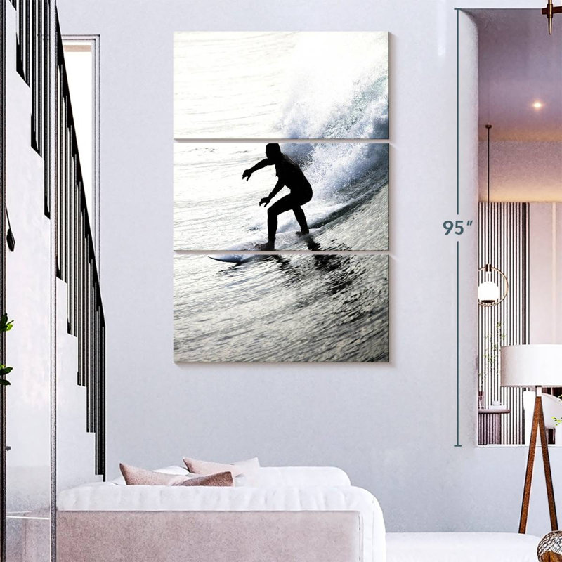 Sireci Shadow Surfer, 74'' H x 48'' W
