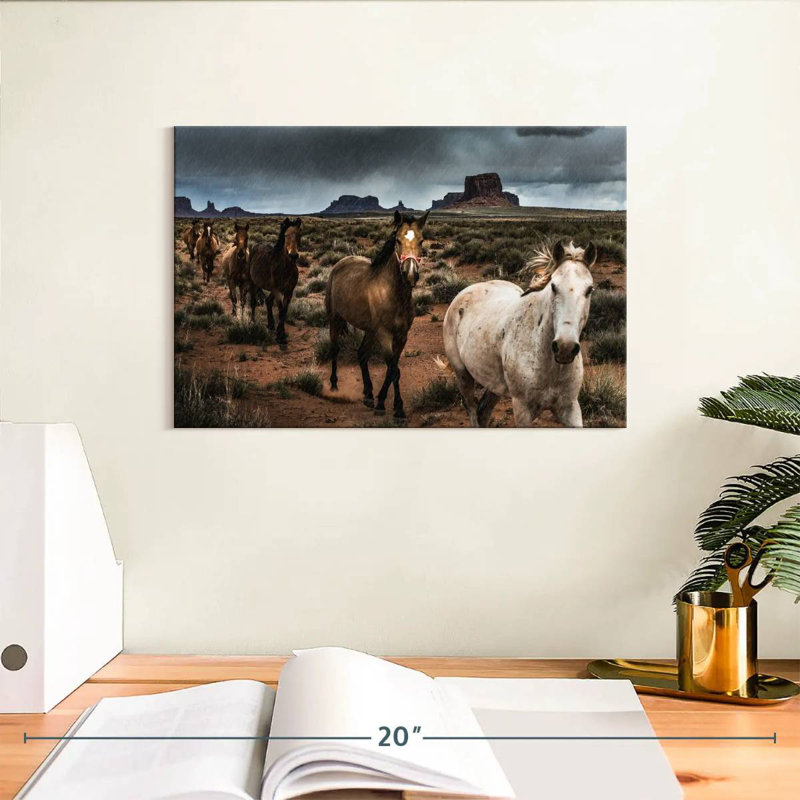 Brampt Mighty Monument Valley Horses, H 8 po x l 12 po