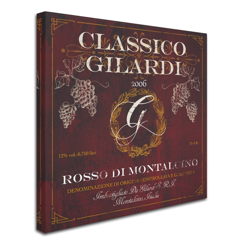 « wine cellars vi », publicité sur toile tendue, H 14 po x l 14 po