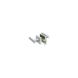 Deltana ZLLS3U26 Livingston Lever Passage, Universal Handing in Polished Chrome