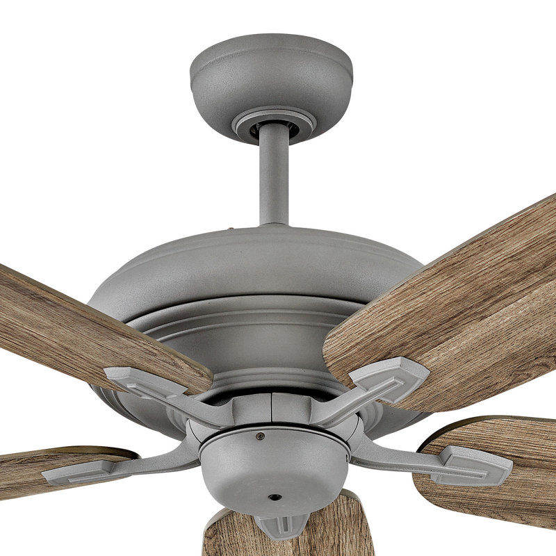 Hinkley Grander 60" Indoor Ceiling Fan with 6-Speed Wall Control, Graphite