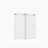 56-60"W x 70"H Frameless Double Sliding Shower Door,5/16" (8mm) Thick SGCC Tempered Clear Glass,Double Side Easy Clean Coat,Brushed Nickel Finished With Buffer-118099558