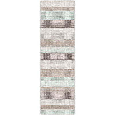 Premium Machine Washable Ansley Stripes Rug