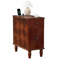 Canapé moderne à 2 tiroirs, table d'appoint étroite, table de chevet étroite