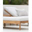 Jack Outdoor Teak Chaise Lounge