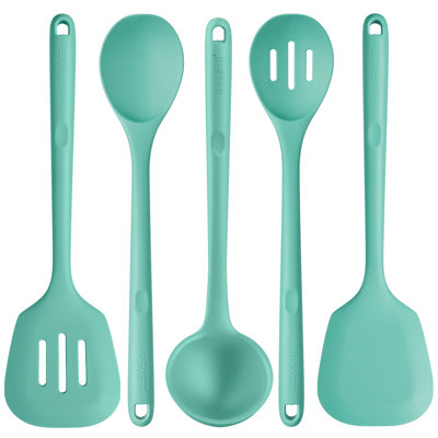 Ensemble d'ustensiles de cuisine en silicone résistant à la chaleur U-Taste 600ºF: Outils de cuisine en caoutchouc antiadhésif sans BPA