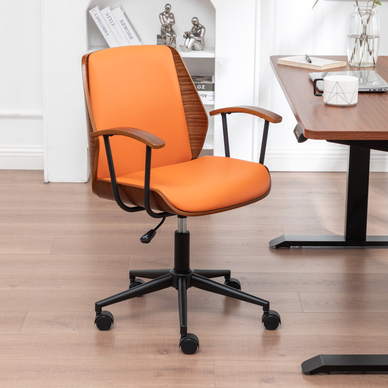 Chaise de bureau Bryonie, Orange