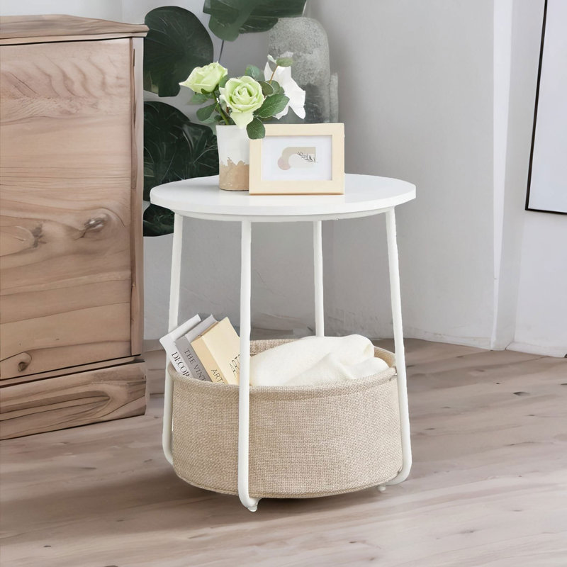 End Table, Beige